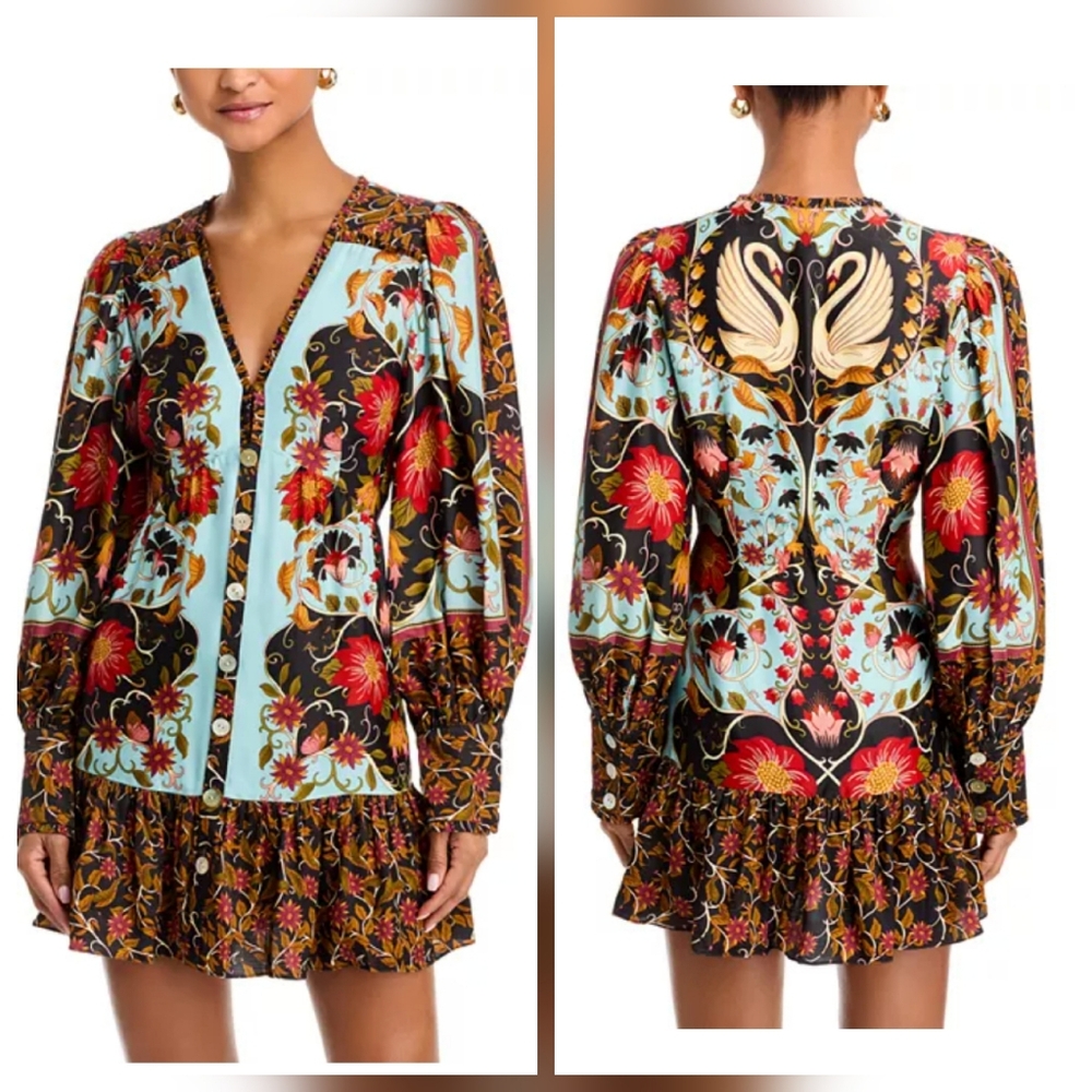 Farm Rio Swan Minidress